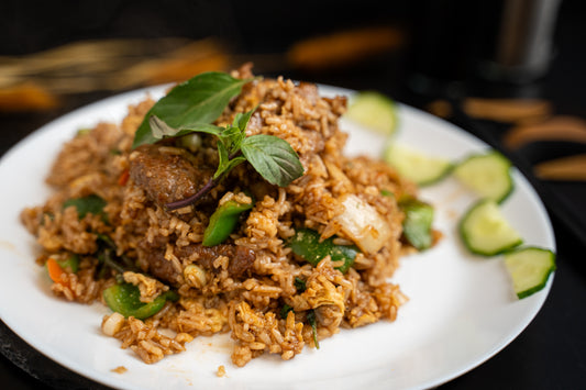 Riz Frit au Basilic